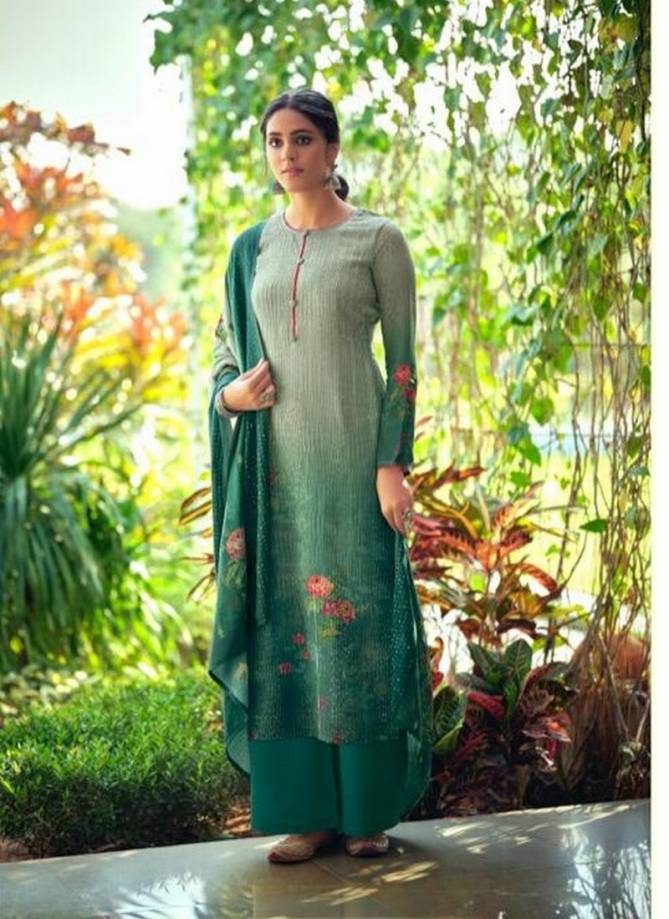 KARMA QAYNAT Latest Fancy Designer Casual Wear Maslin Embroieded Digital Print Salwar Suit Collection